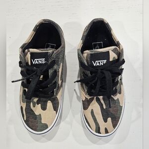 Vans Atwood Canvas Camouflage Sneaker Kids Shoe Size 1 Vans Off the Wall Skater